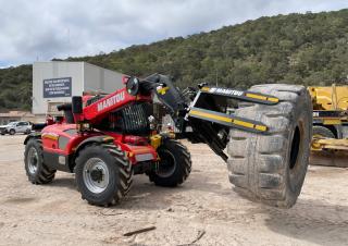 Teleskopen starr Manitou MT-X 733 Mining