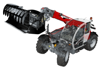Teleskopen starr Massey Ferguson TH.8043 H 
