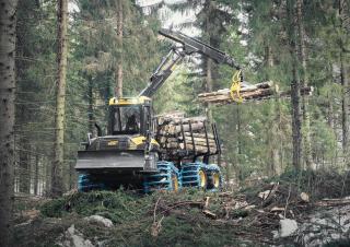 Forstmaschinen Tragschlepper Ponsse Bison