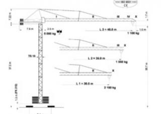 Turmkrane-LK-od Terex Peiner SK 56-E-TS 10.3