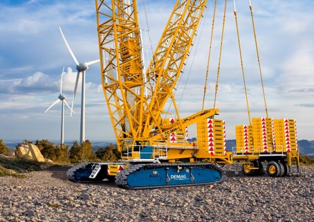 Demag CC 3800-1 Kran - Lastdiagramm, technische Daten (2017 - 2021