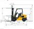 Caterpillar DP15N Abmessungen und Größe