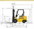 Caterpillar DP 18 K Abmessungen und Größe