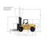 Caterpillar DP80 Abmessungen und Größe