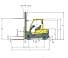 Hyster H2.5FT Abmessungen und Größe