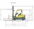 Hyster H3.0FT Abmessungen und Größe
