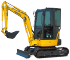 Minibagger Komatsu PC26MR-3