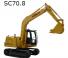 Raupenbagger Lishide SC70.8