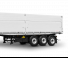Schwarzmüller 3-axle large-scale aluminium hollow profile tipper semitrailer for (un)loading and tipping to the left or rear