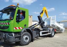 Abroll-Kipper Palfinger P 17 A 