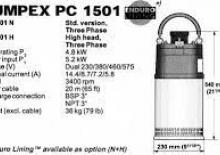 Abwasser-Schlammpumpen Pumpex PC 1501 N 16