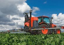 Anbau-Feldspritzen Kubota XMS216 iXflow-E