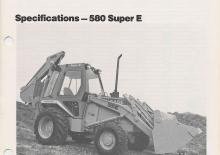 Baggerlader Case 580 Super E