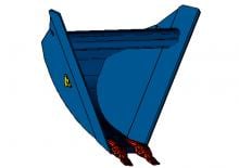 Baggerschaufel Arden T31G63