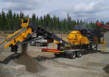 Bauschutt-Recyclinganlagen Tesab 623S 