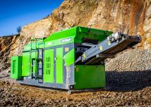 Bauschutt-Recyclinganlagen EvoQuip Bison 160 HYBRID