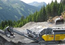 Bauschutt-Recyclinganlagen Rubble Master RM 70 GO!