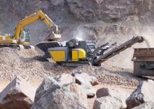 Bauschutt-Recyclinganlagen Rubble Master RM V550GO!