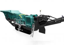 Bauschutt-Recyclinganlagen Powerscreen Trakpactor 480