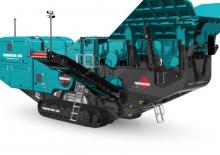 Bauschutt-Recyclinganlagen Powerscreen Trakpactor 550