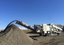 Bauschutt-Recyclinganlagen Pilot Crushtec VS350E