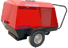 Mobile Kompressoren - Diesel, Elektro, Benzin Rotair VRK 185 D 