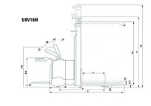 E.-Stand-Hochhubwagen Mitsubishi SBV 12 NI