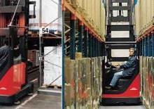 Seitenstapler Elektro Linde A 10