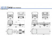 Fahrgestell Hyundai Commercial Vehicles HD 120 4x2 D6GA2B