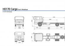 Fahrgestell Hyundai Commercial Vehicles HD170 4x2 D6AB-d