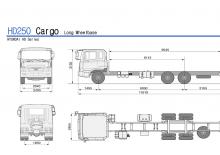 Fahrgestell Hyundai Commercial Vehicles HD250 6x4 D6AC