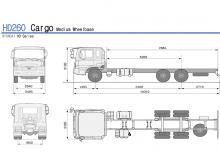 Fahrgestell Hyundai Commercial Vehicles HD260 6x4 D6AC