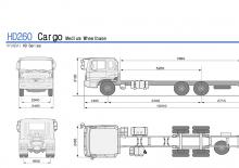 Fahrgestell Hyundai Commercial Vehicles HD260 6x4 D6CA38