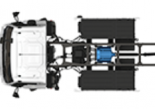 Fahrgestell DAF XB 190 FA 16t Electric