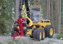Forst-Vollernter Caterpillar 550