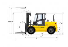 Frontstapler Diesel Hyundai 80D-9