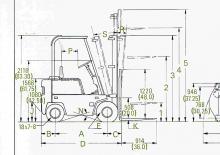 Frontstapler Diesel Clark C 500-y-200 D
