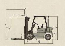 Frontstapler Diesel Doosan D 20 S 3