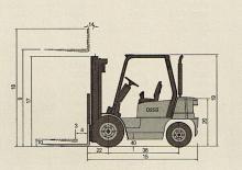 Frontstapler Diesel Doosan D 30 S 3