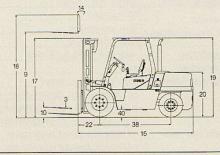 Frontstapler Diesel Doosan D 45 S(C) 2