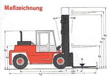 Frontstapler Diesel Kalmar DC 10-600
