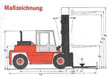 Frontstapler Diesel Kalmar DC 12-1200