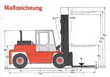 Frontstapler Diesel Kalmar DC 15-1200