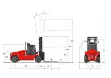 Frontstapler Diesel Kalmar DCG 127-6