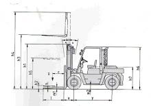 Frontstapler Diesel Nissan DF 05 A 50 U