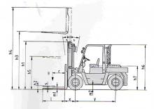 Frontstapler Diesel Nissan DF 05 A 70 U