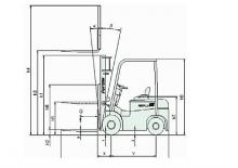 Frontstapler Diesel Artison EFD 25 ECO-Z
