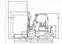 Frontstapler Diesel Nissan FD 01 A 18 Q