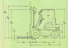Frontstapler Diesel Komatsu FD 10 T-15