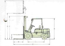 Frontstapler Diesel Mitsubishi FD 10 T